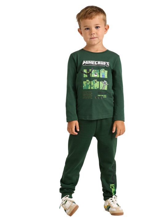 Bekväma mjukisbyxor i bomullsblandn