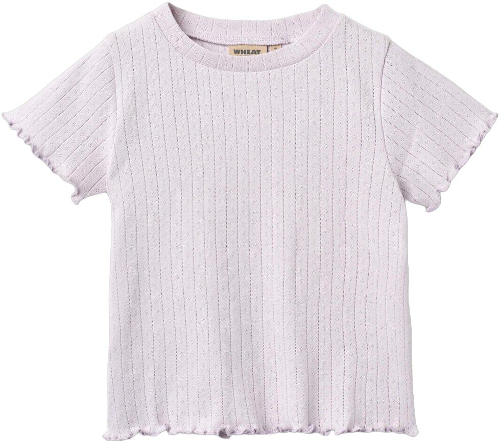 Kort&aelig;rmet Rib T-shirt Irene