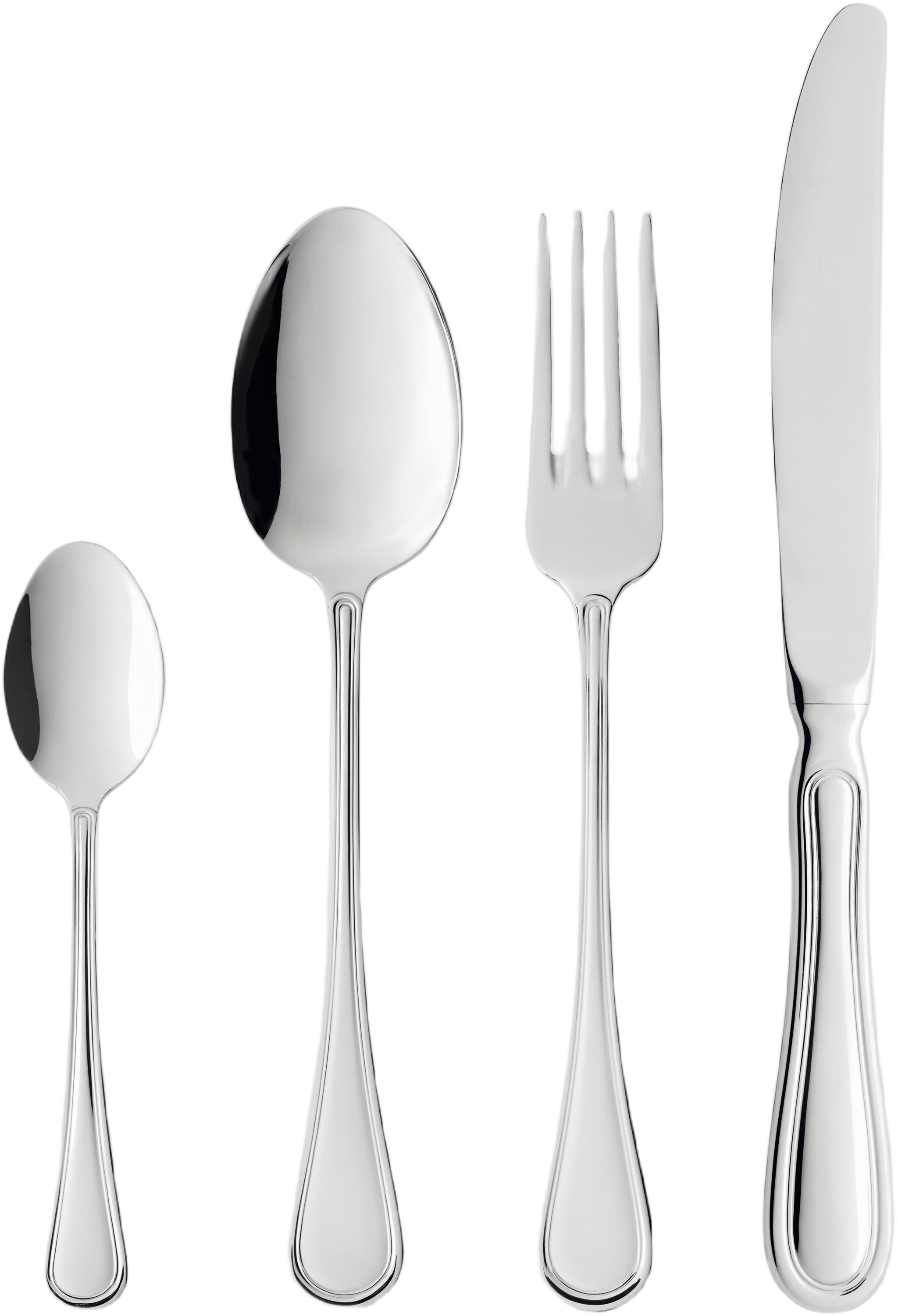 Bestikksett Oxford 16 deler Blankt st&aring;l