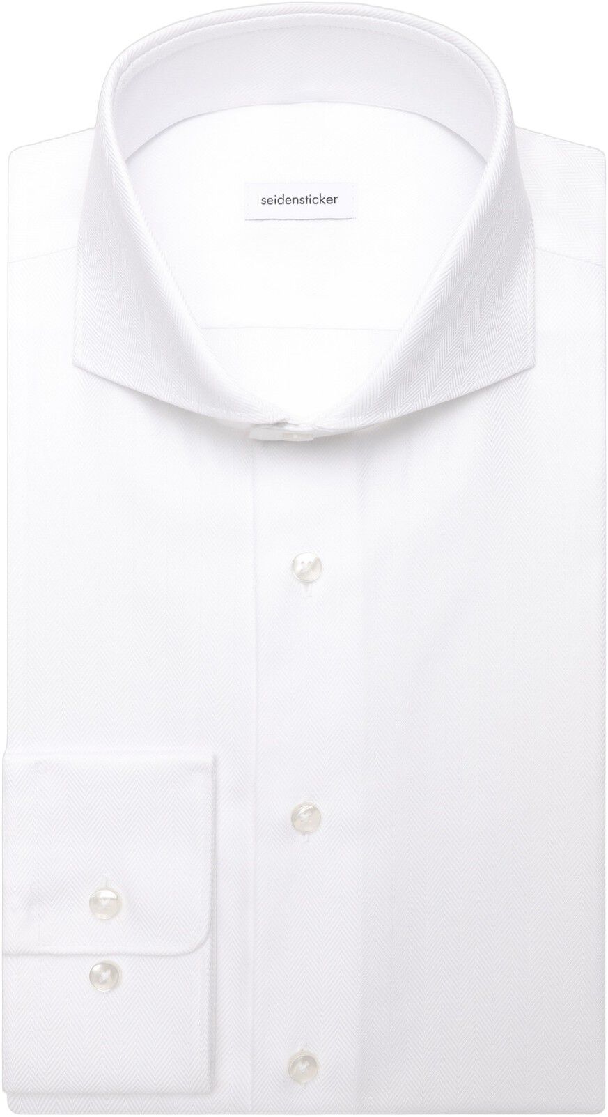 Business shirt Slim 1/1 Shark Collar Herringbone