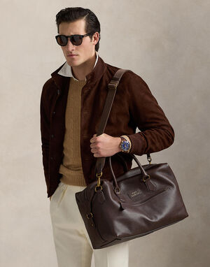 Pebbled Leather Duffel