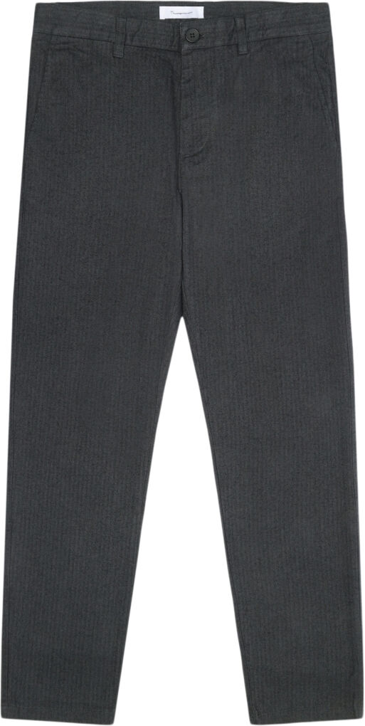 CHUCK regular flannel herringbone chinos - GOTS/Vegan