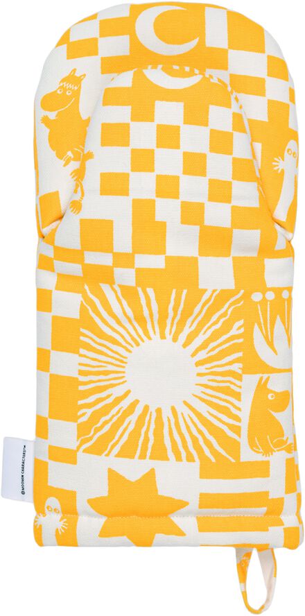 Moomin Arabia grydehandske Fest gul