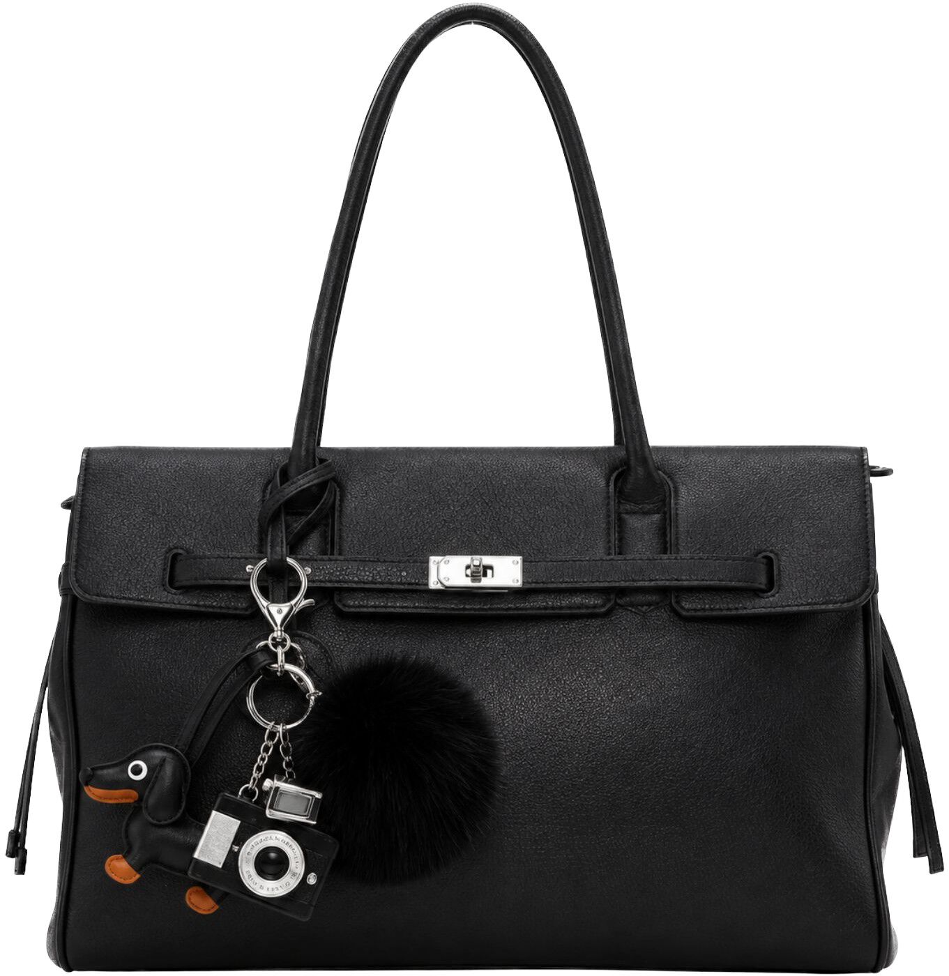 Sort Pom Pom, n&oslash;glering
