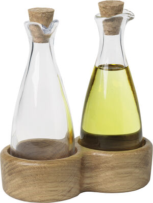 Olie- og eddikeflaske H15 eg