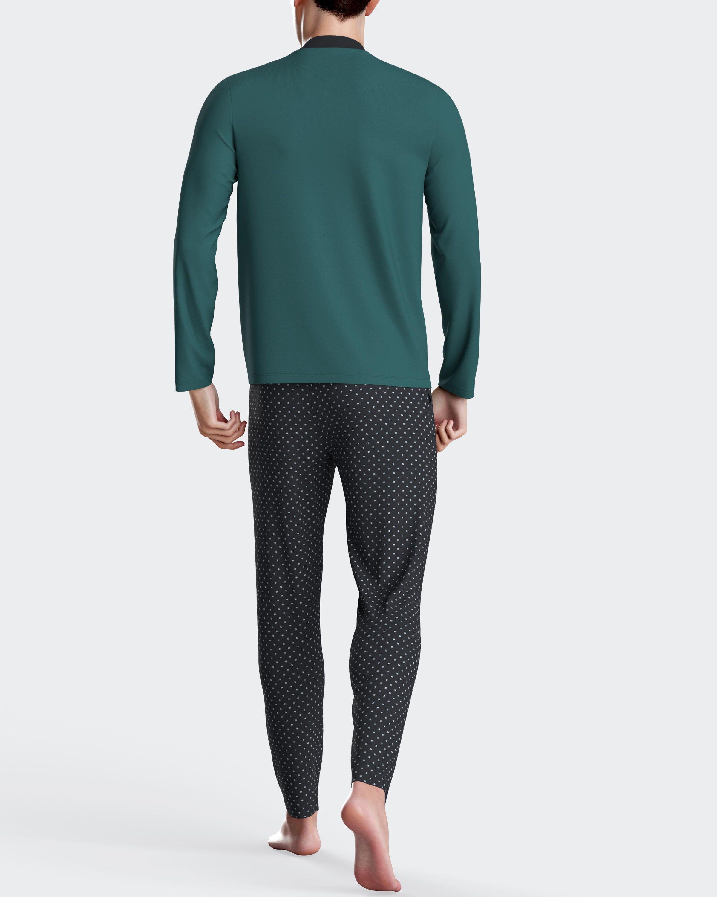 Long Pyjama set in Cotton