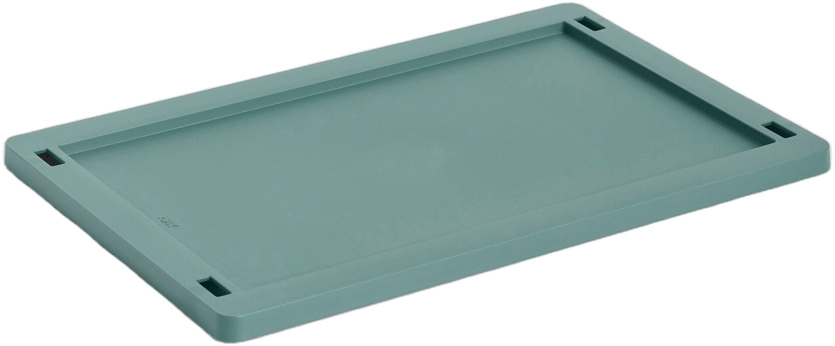 HAY Colour Crate Lid Plastic-Small-Dark green