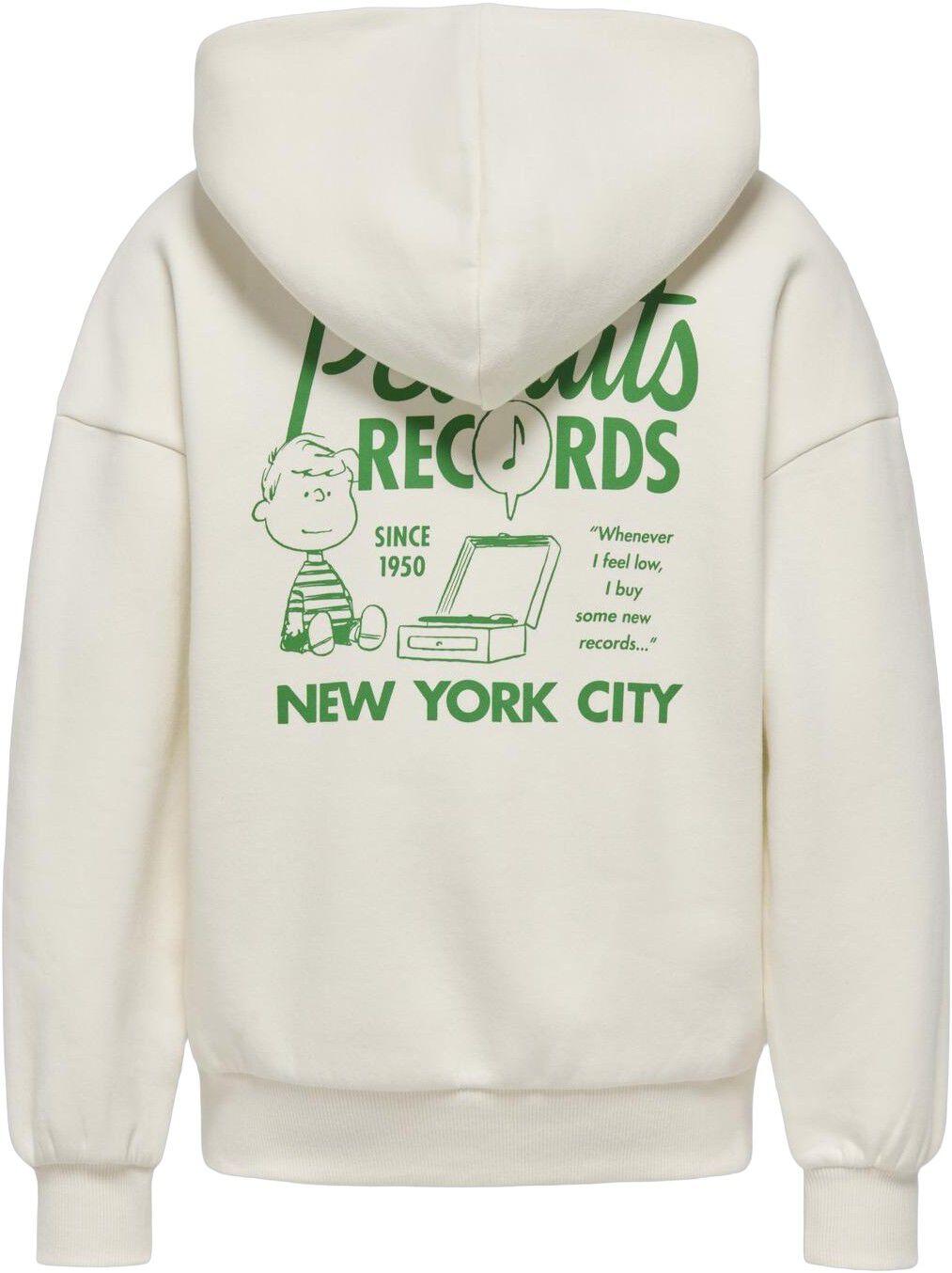 Osjpeanuts Back Ovz Ls Lic Hoodie Swt