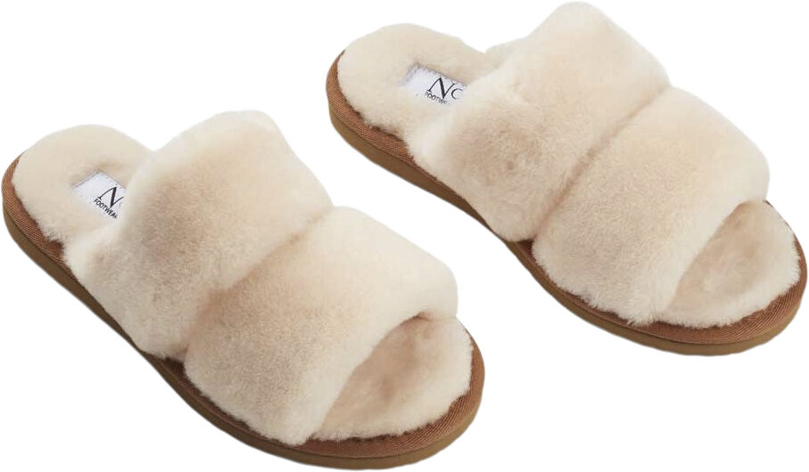 Slippers of 100% New Zealand Sheepskin, Nature