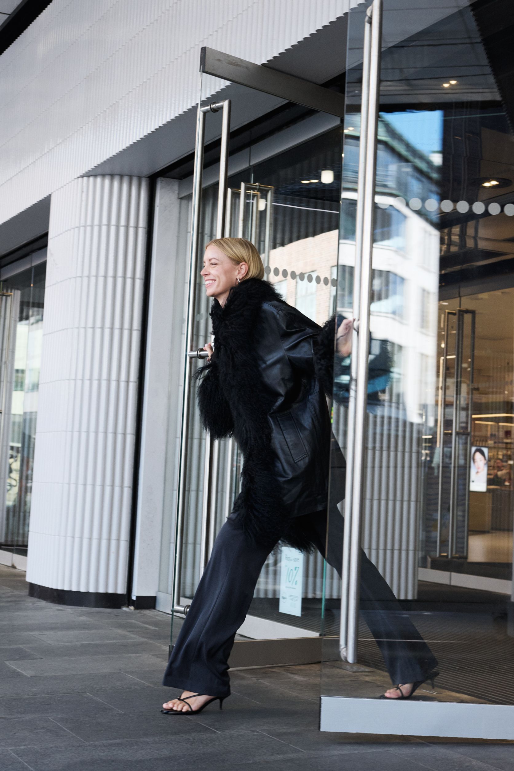 Hanna x MDNC Frakke &ndash; 100 % Lammeskinn (LWG)