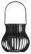 UPSIDE DOWN lantern, outdoor, small, black