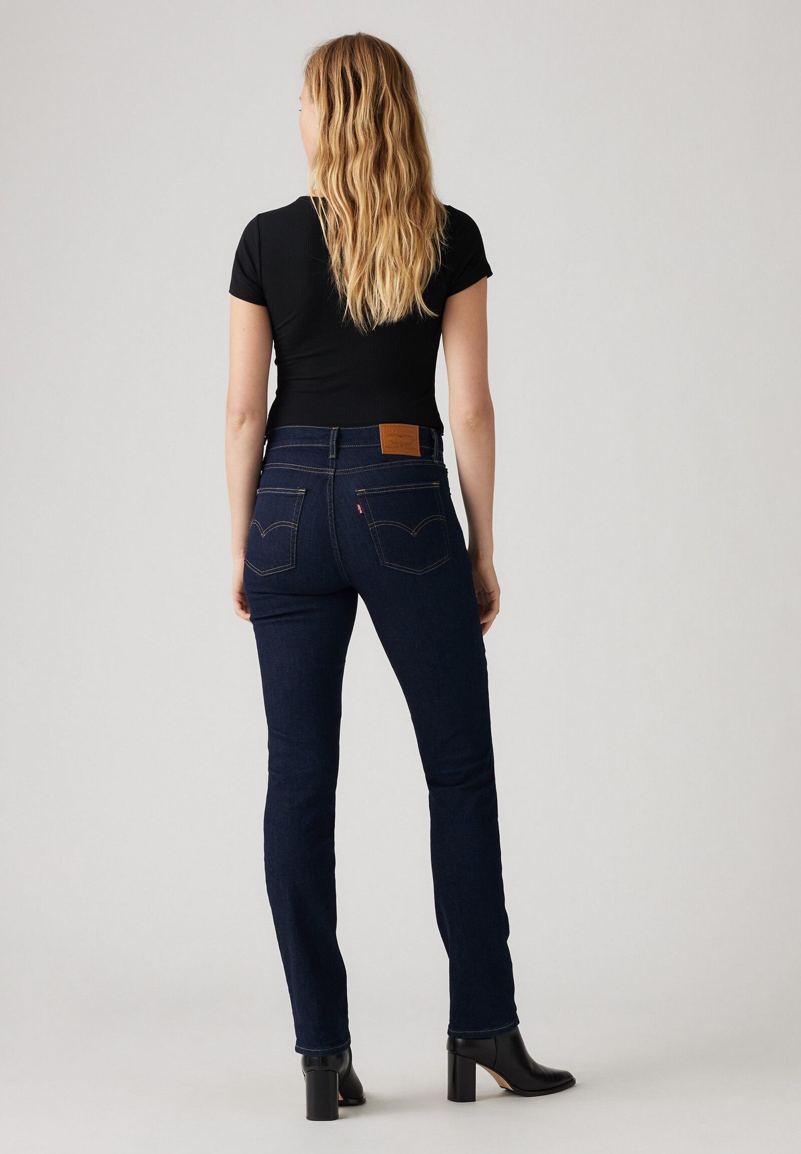724 High Rise Straight Jeans