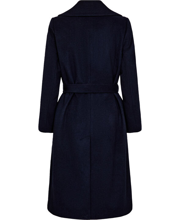 Cashmere Coat W - Clareta Belt Midi