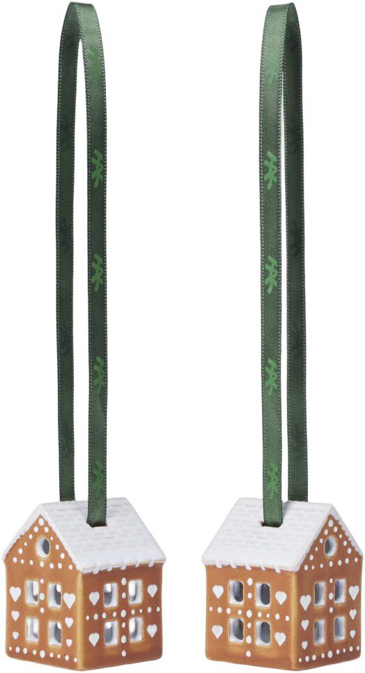 Gingerbread Juleoph&aelig;ng H5 brun 2 stk.