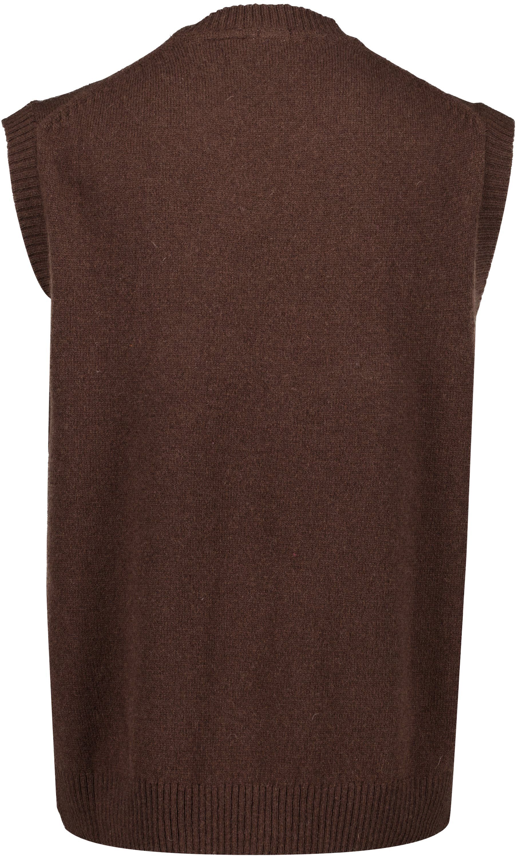 Lambswool button slipover