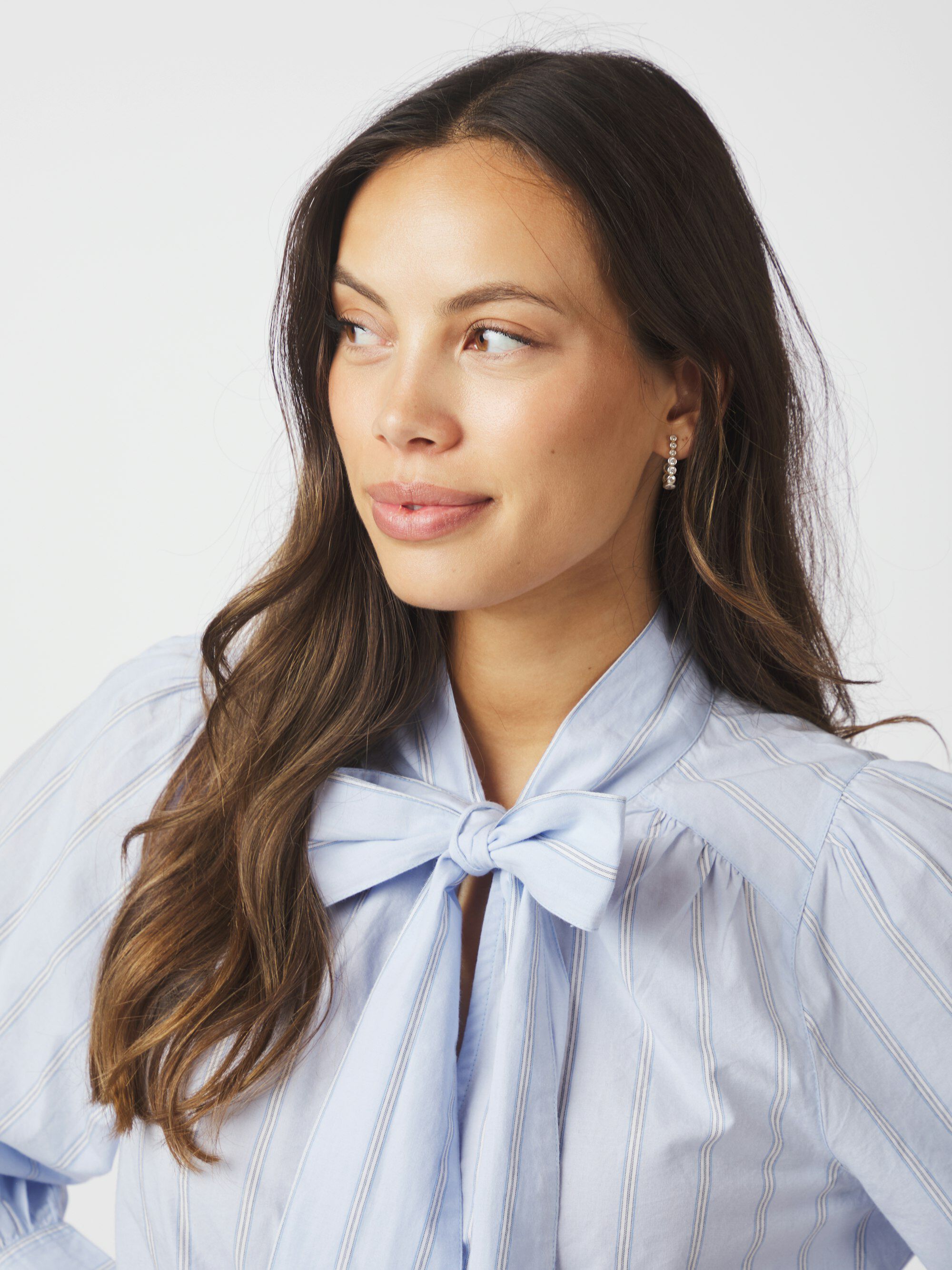 Jaz Bow Stripe Blouse