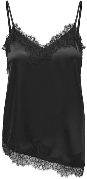 ONLBELLA STRAP SATIN LACE TOP WVN E