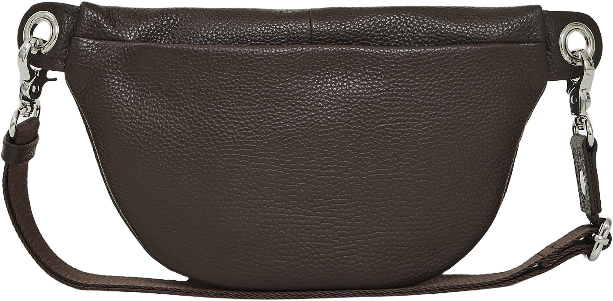 MELLOW LEATHER BUM BAG / ESPRESSO