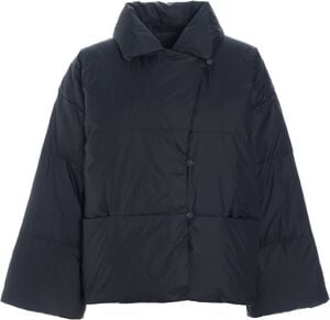 Feather down jakke med revers
