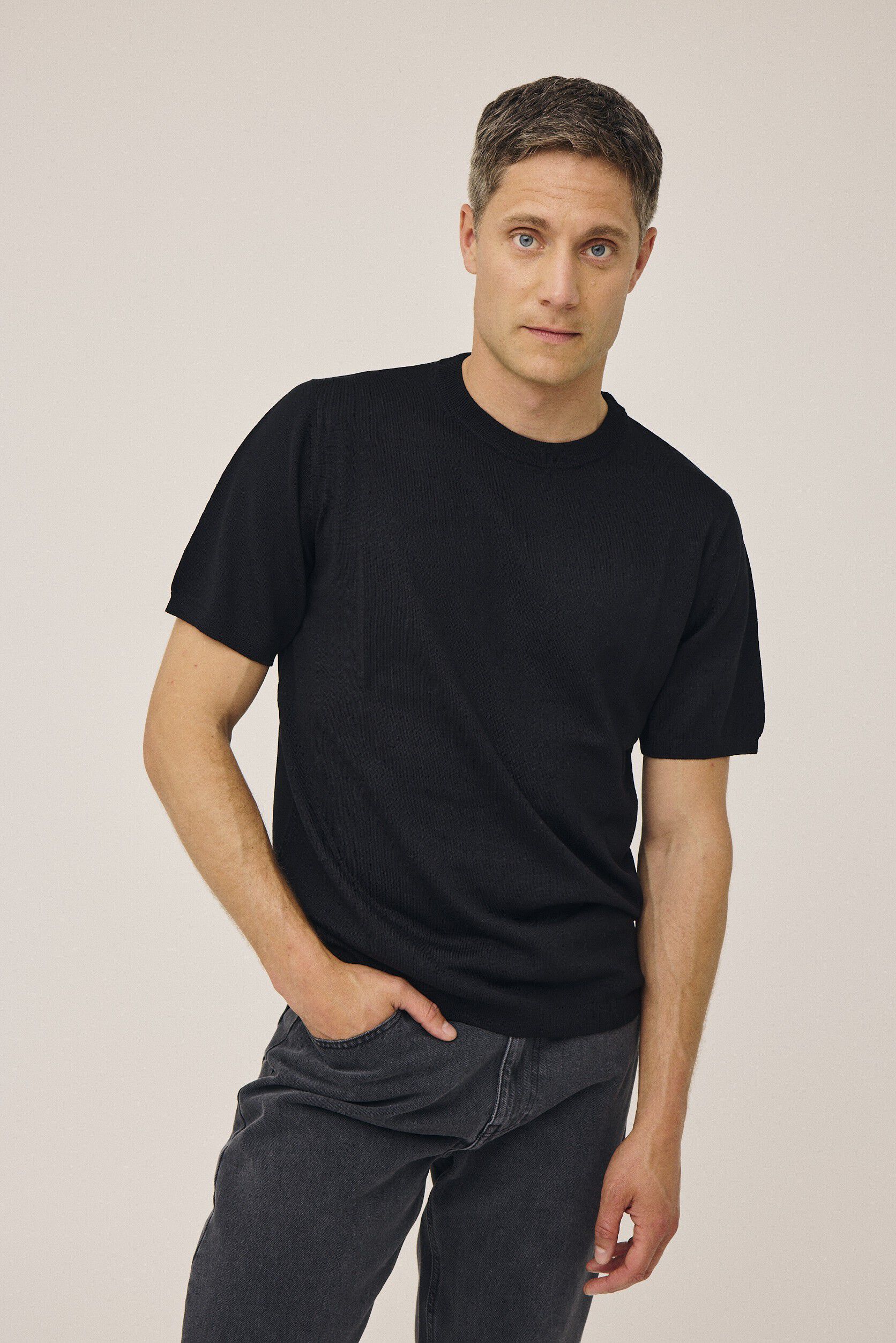 Morgan 5 Loose fit strikket t-shirt - 100% merinould RWS