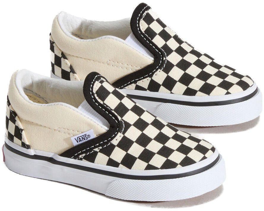 TD Classic Slip-On Blk&WhtChckerboa