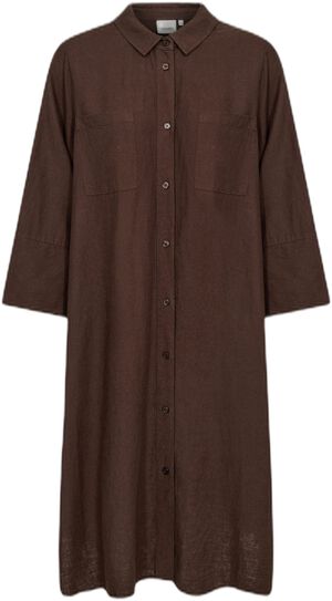Curvy WA-CORINNA 28 Kjole M&oslash;rk brun