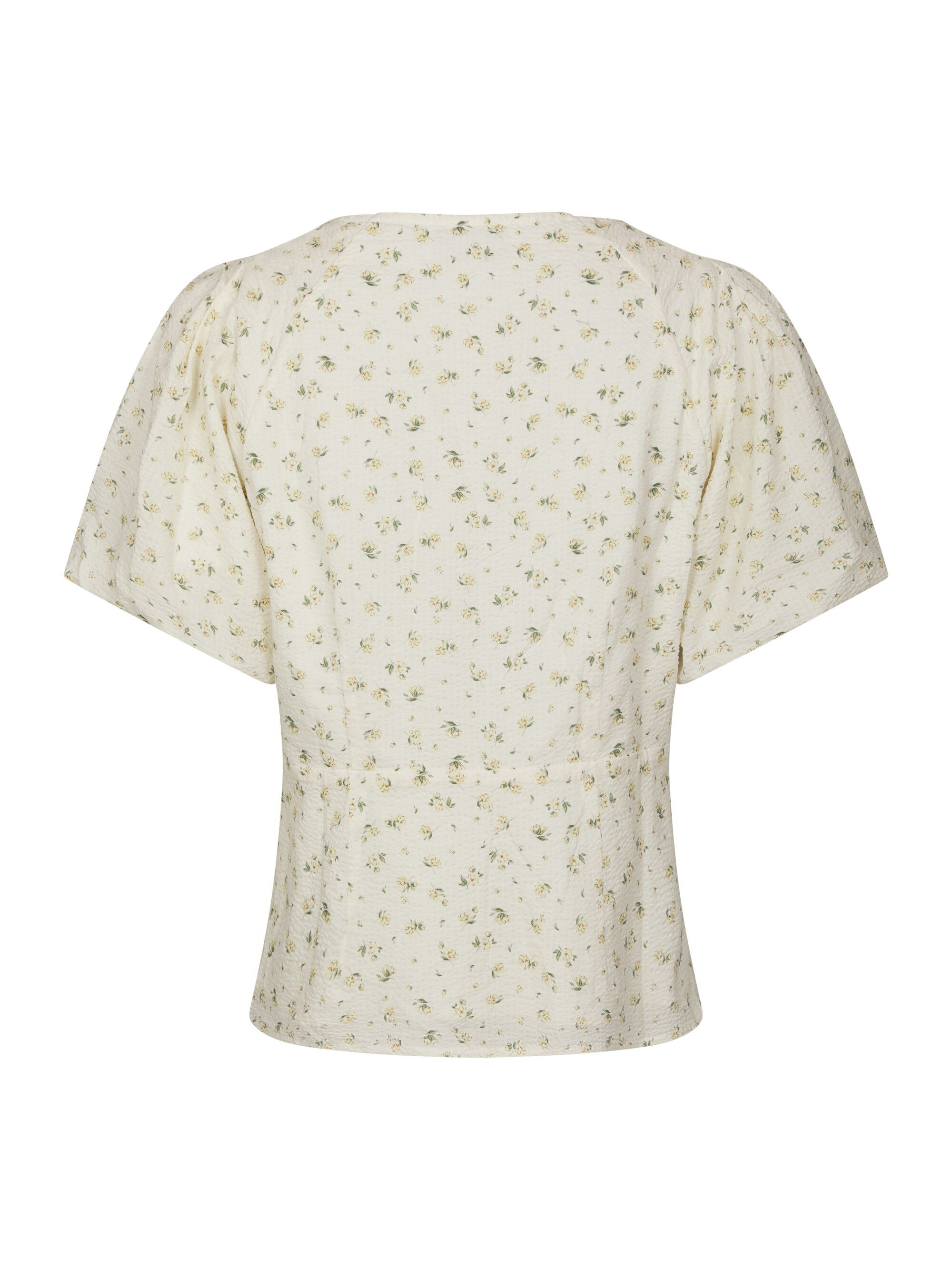 Irina Small Rose Flower Blouse