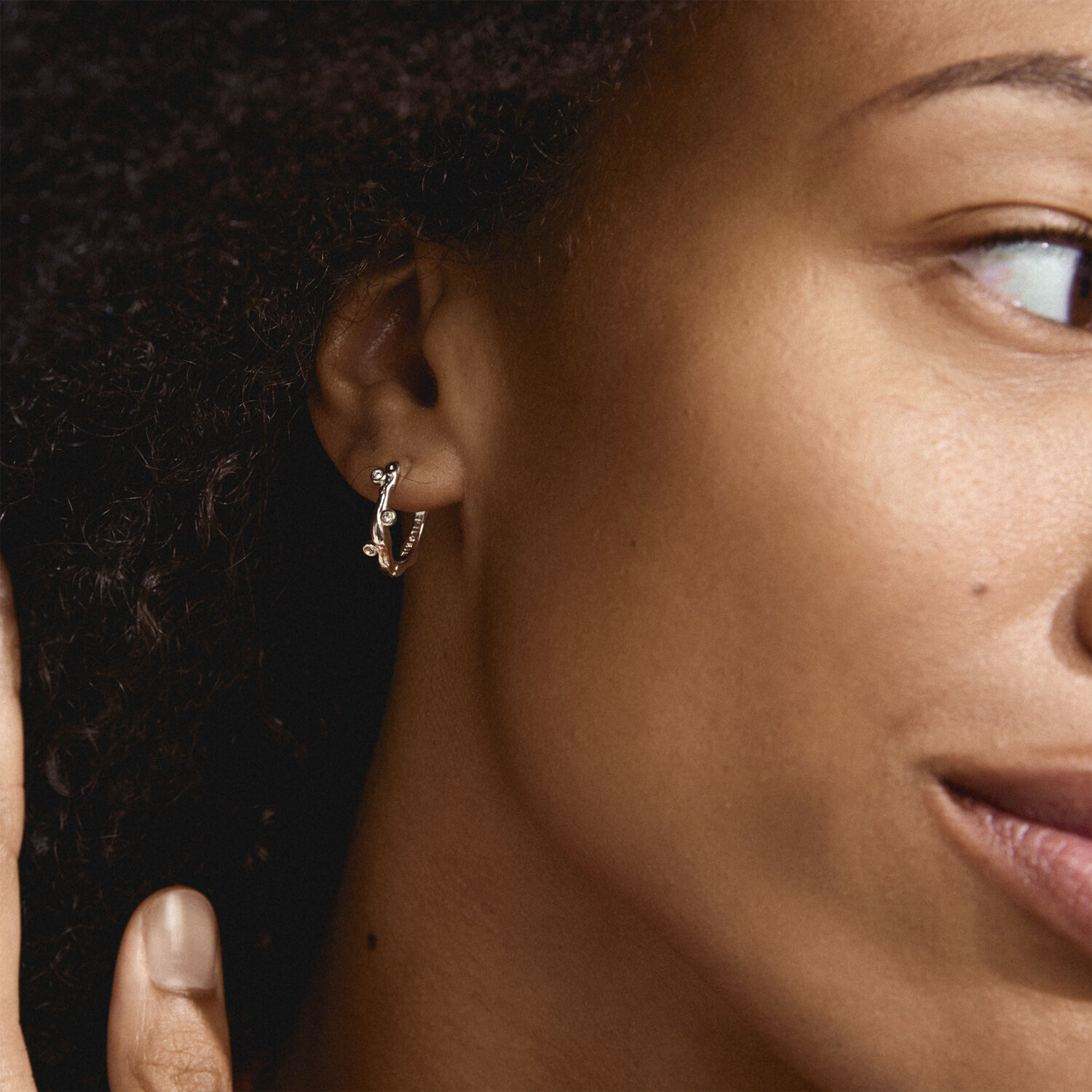 HERMIONE earrings silver-plated