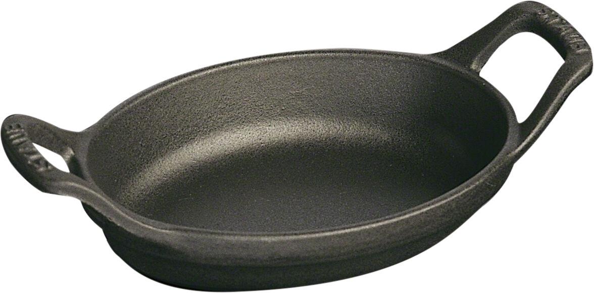 Ovnfad 15 cm Sort Oval St&oslash;bejern