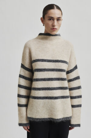 Ovalis Mohair Blend Knit T-Neck