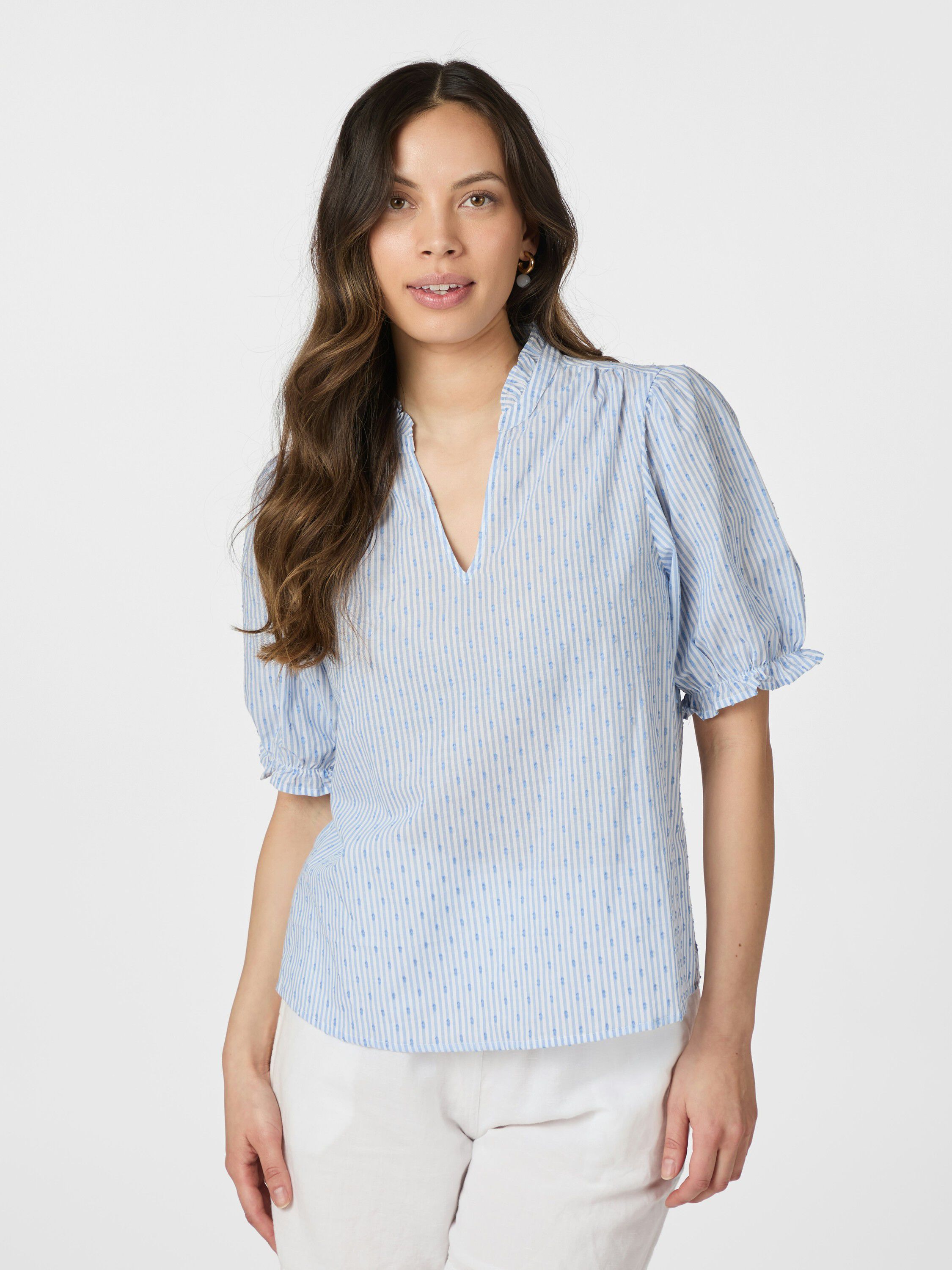 Odesa Dot Stripe Blouse