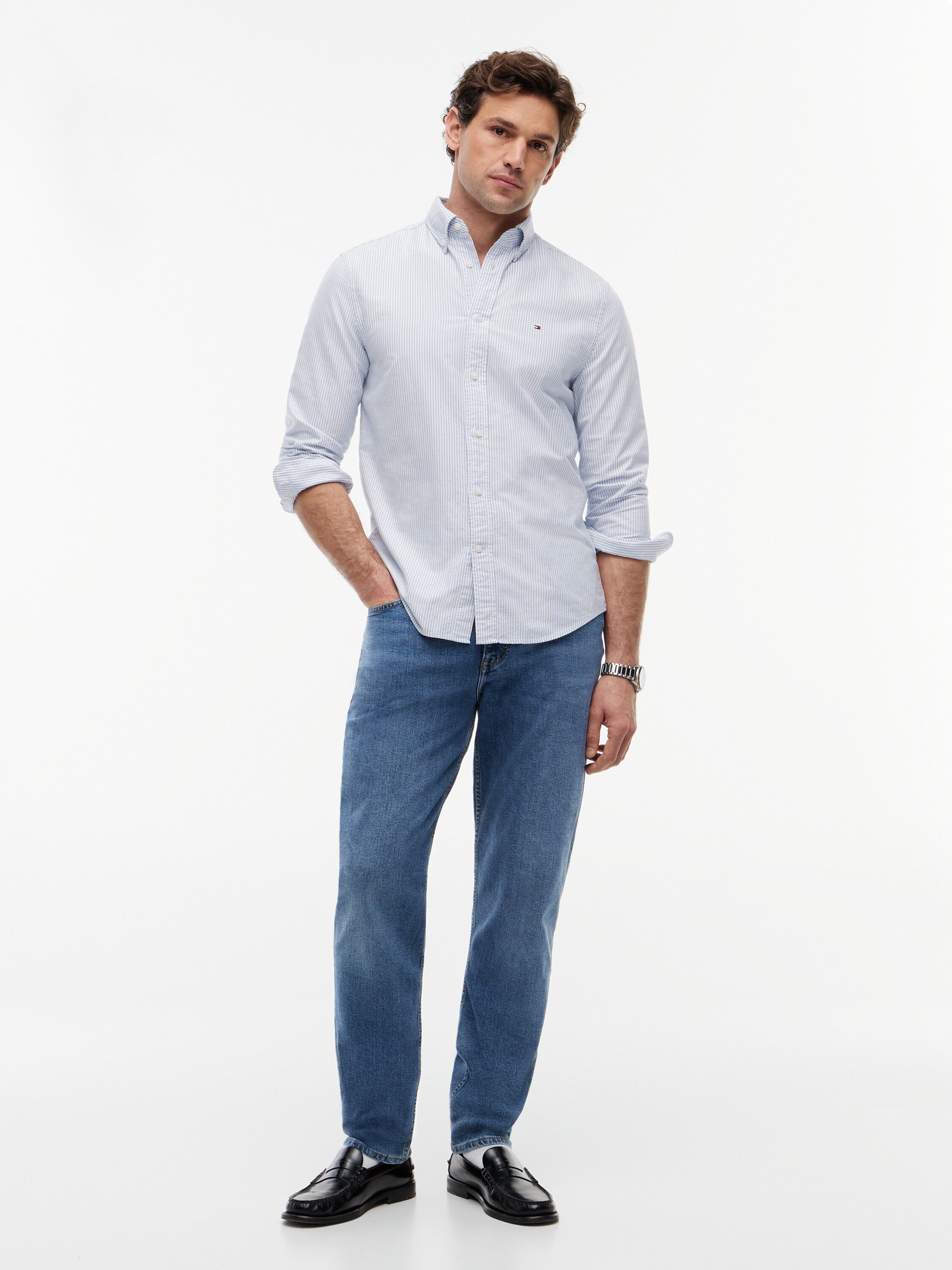 HERITAGE OXFORD STRIPE RF SHIRT