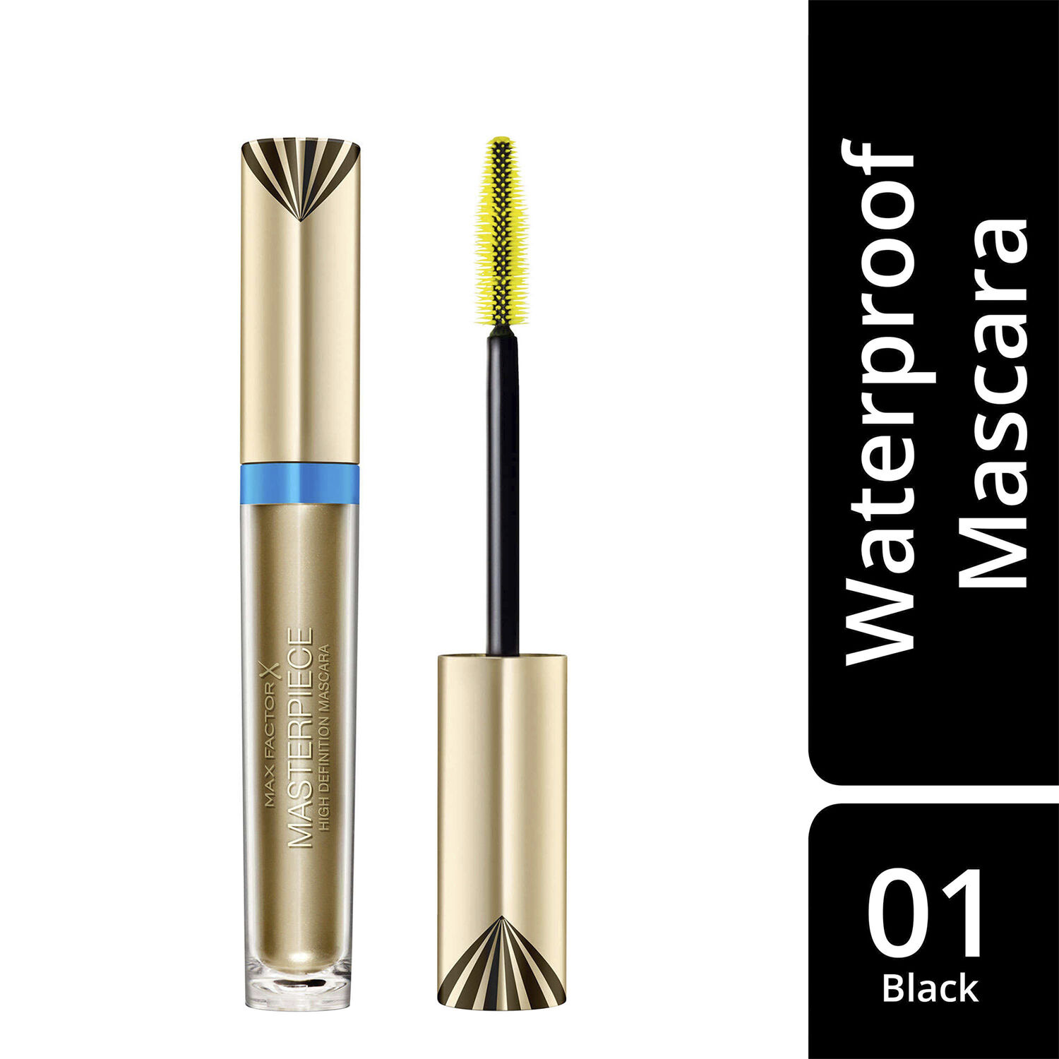 Max Factor Masterpiece Waterproof Mascara, 001 Black, 4. 5 ml