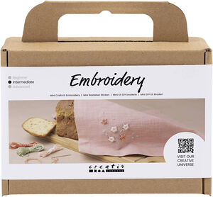 Mini DIY Kit Broderi, Stofserviet
