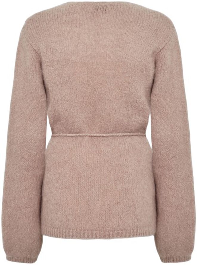 LR-NOREEN 7 Cardigan Lys brun