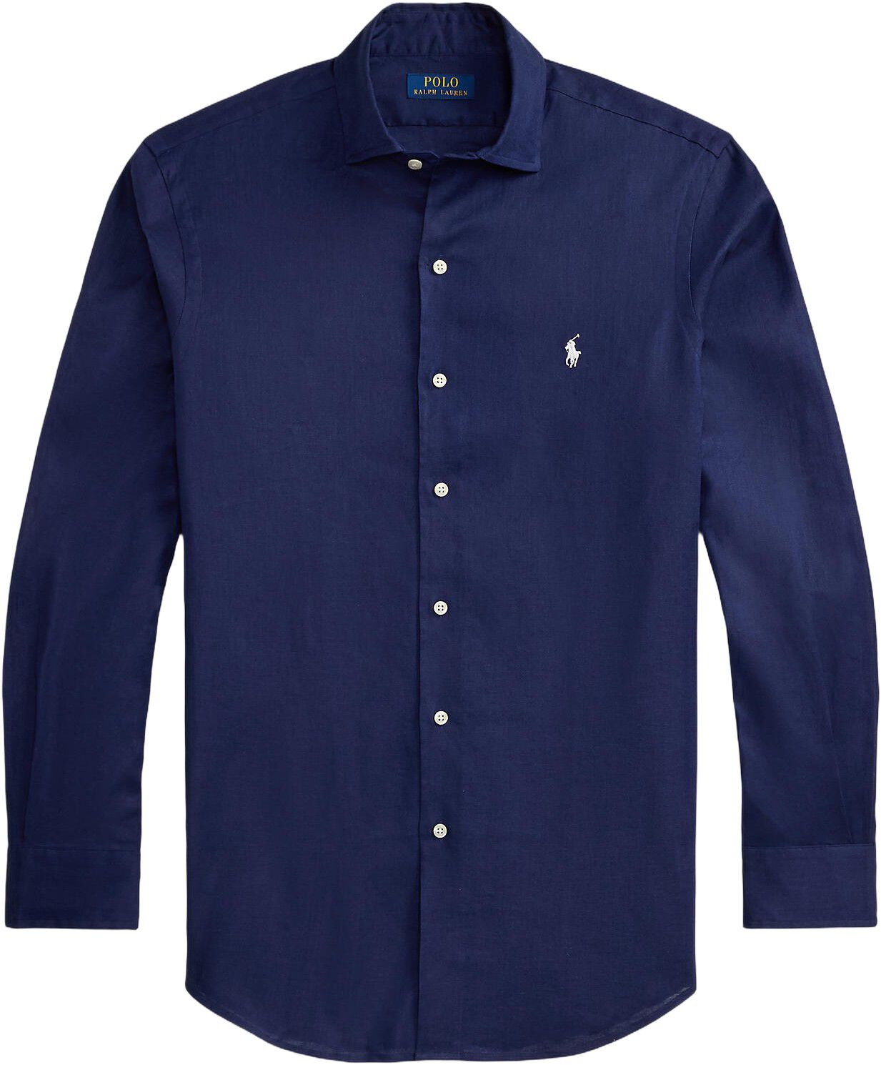 Custom Fit Linen-Blend Shirt