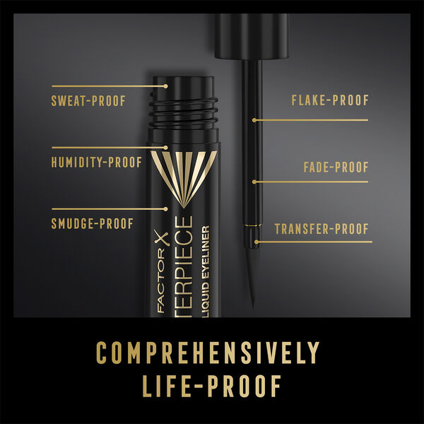 MAX FACTOR Masterpiece Liquid Eyeliner, Black, 2 g