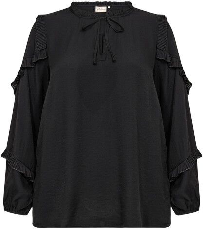 Curvy WA-SAFIA 1 Bluse Sort