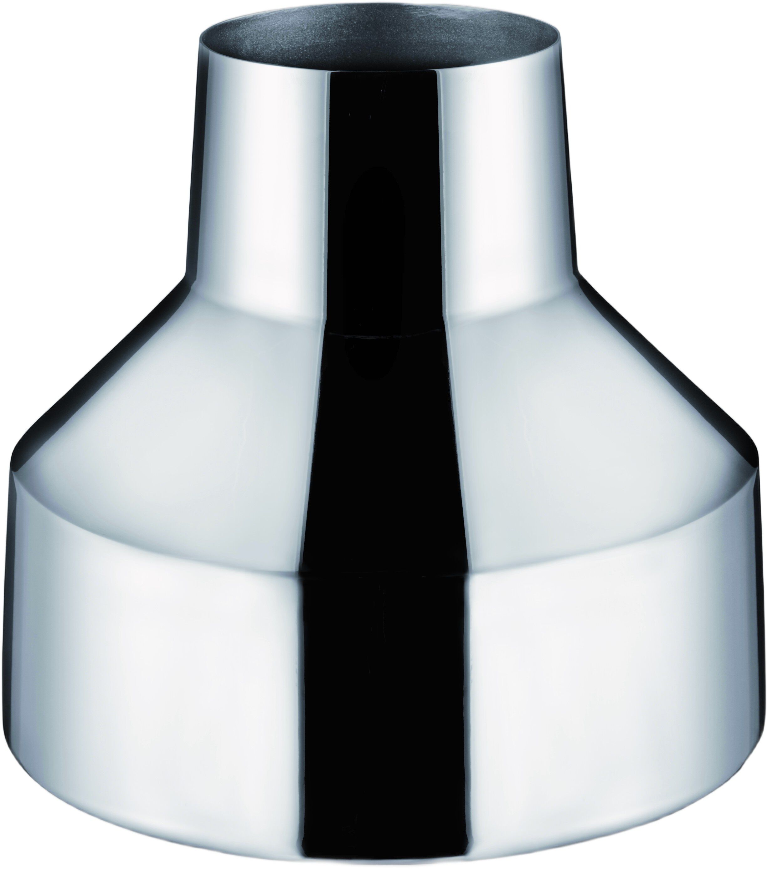 Solare kort vase 220x200mm st&aring;l