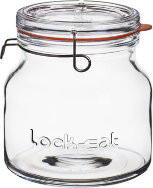 Syltburk med patentlock rundad Lock Eat 1,5 liter