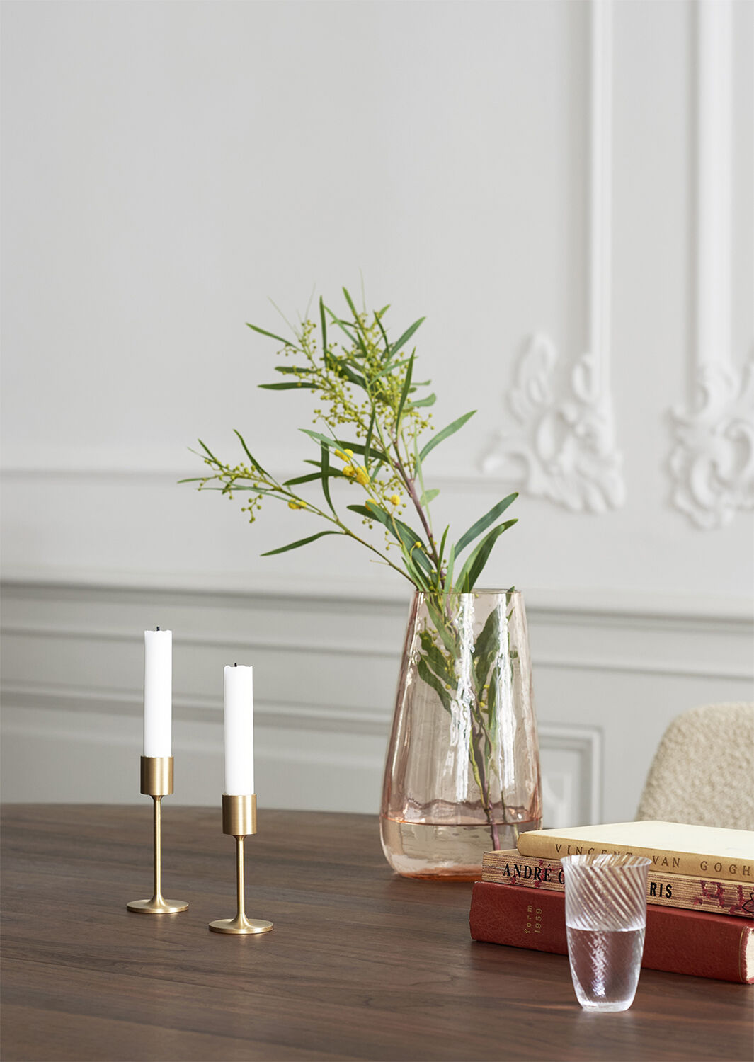 Collect Candleholder SC57, Brass. H11cm.