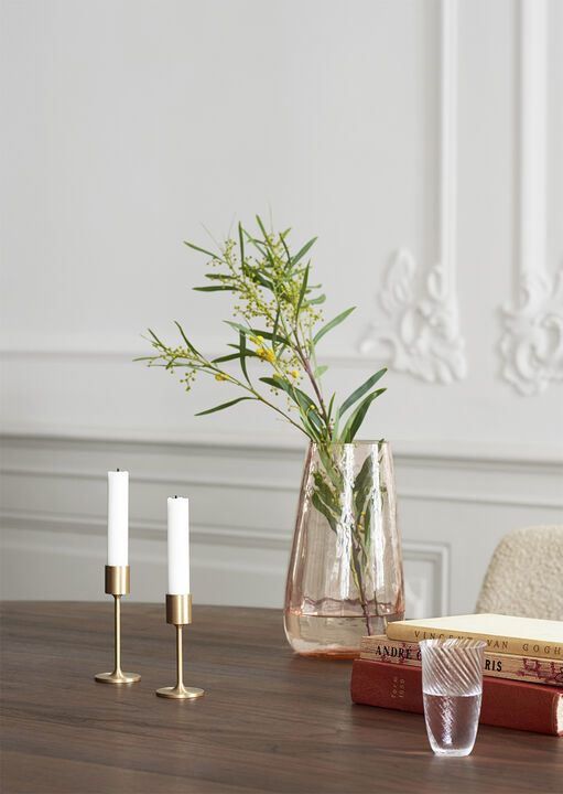 Collect Candleholder SC57, Brass. H11cm.