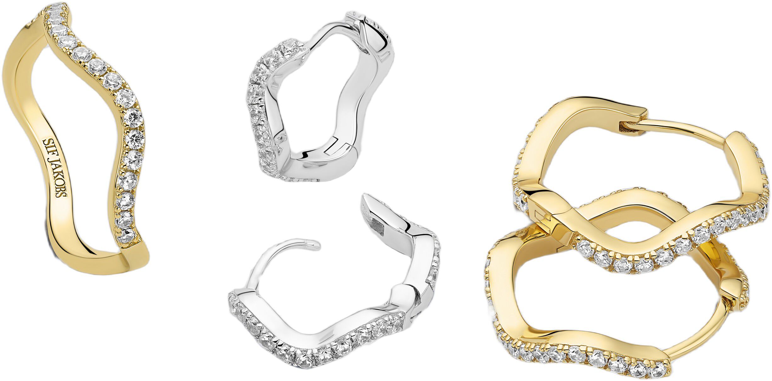 ELLERA WAVES MEDIO EARRINGS