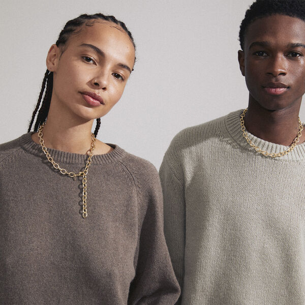 AMIRI recycled necklace gold-plated