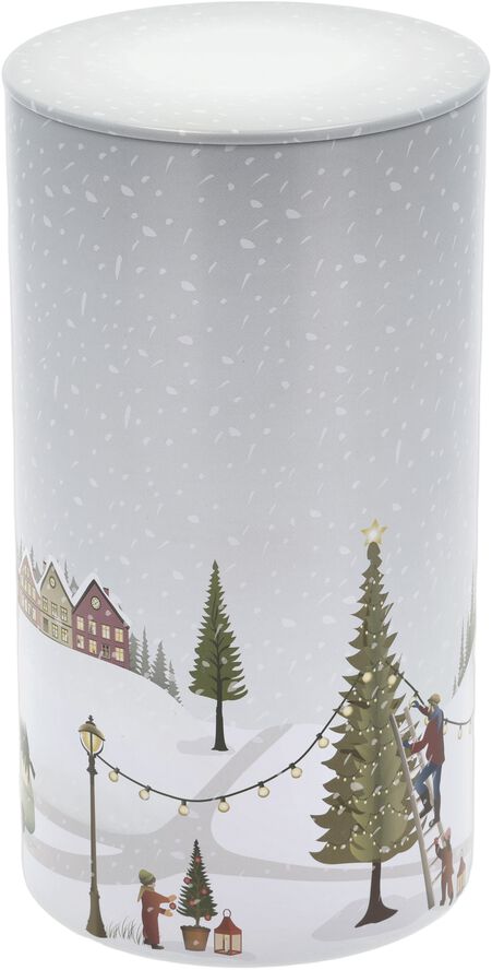 Kakeboks Vinter 10 x 18,5 cm Arctic Ice Metall