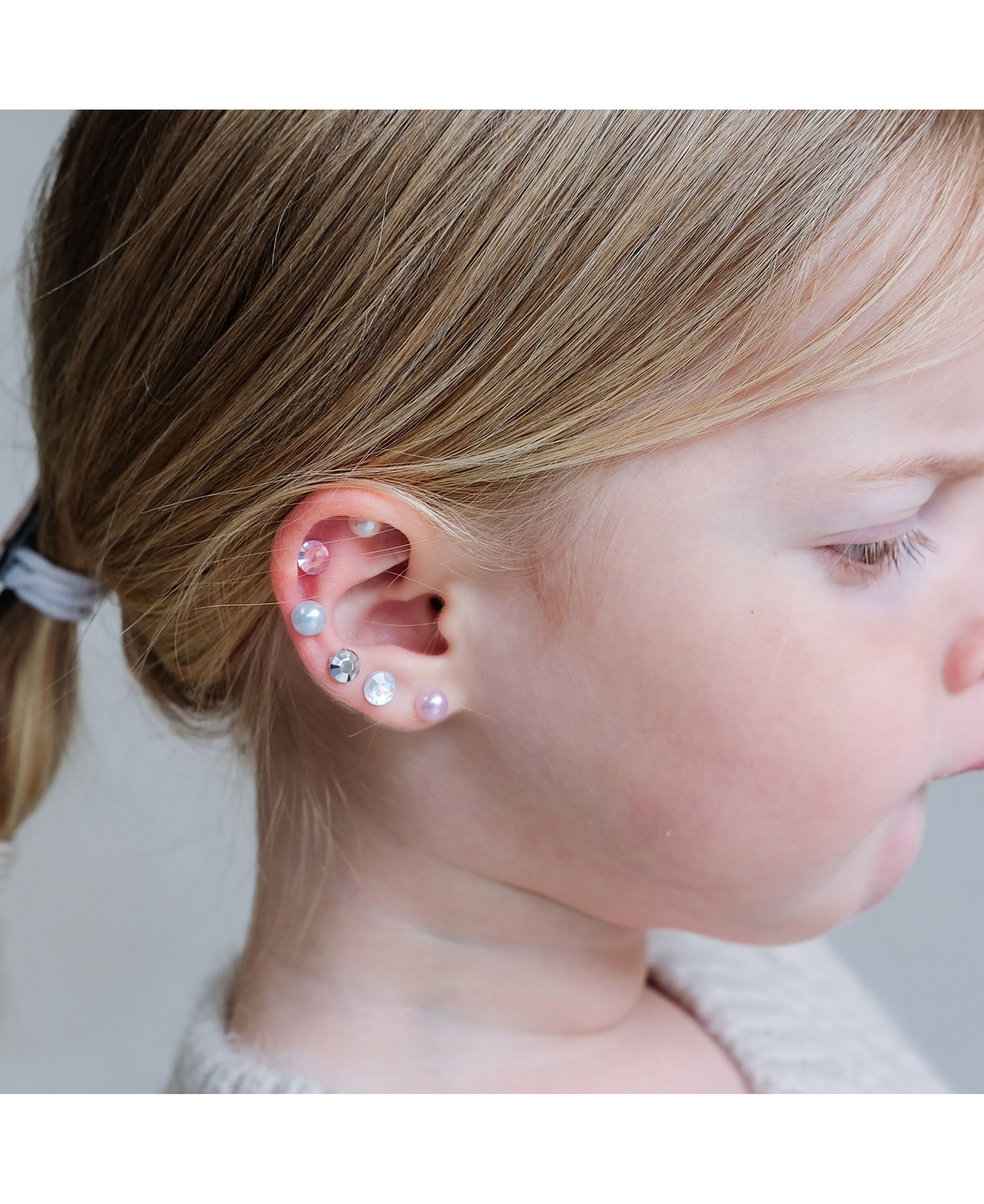 Mimi & Lula - &Oslash;restickers 30 par - Pink Gem Earrings