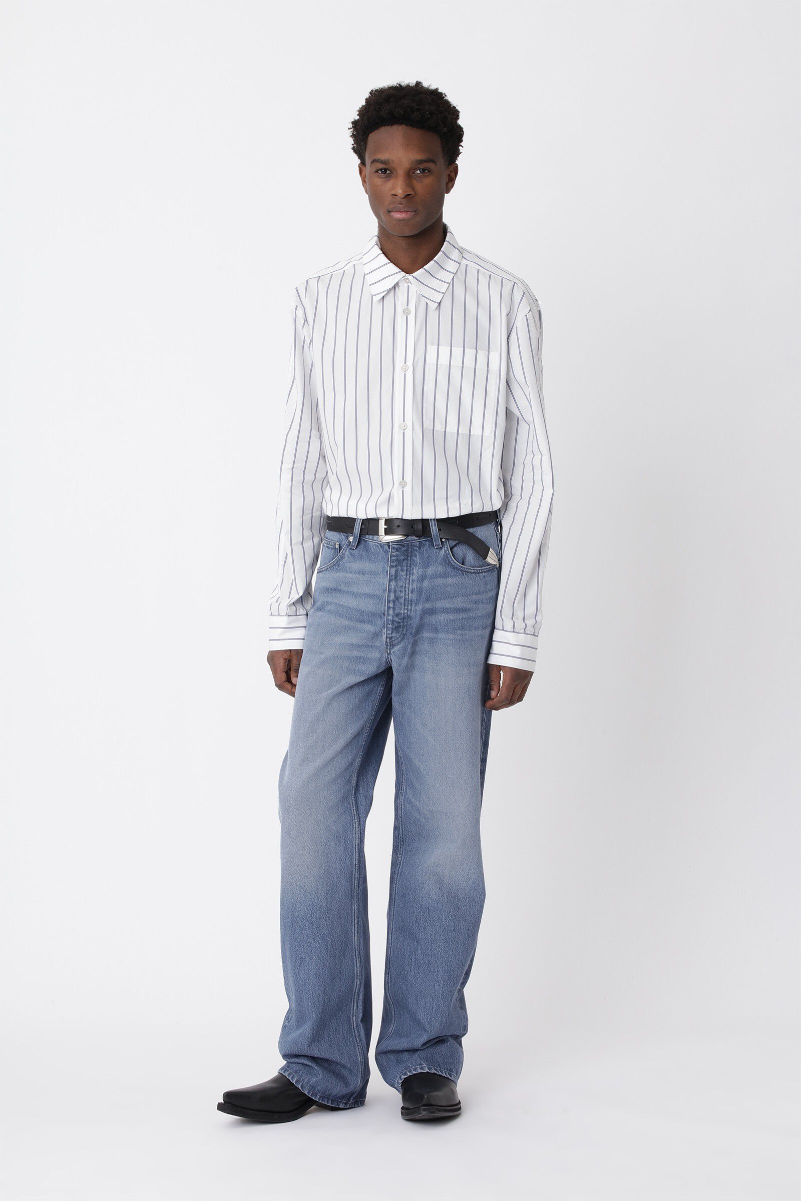 Knox Stripe Panel Shirt