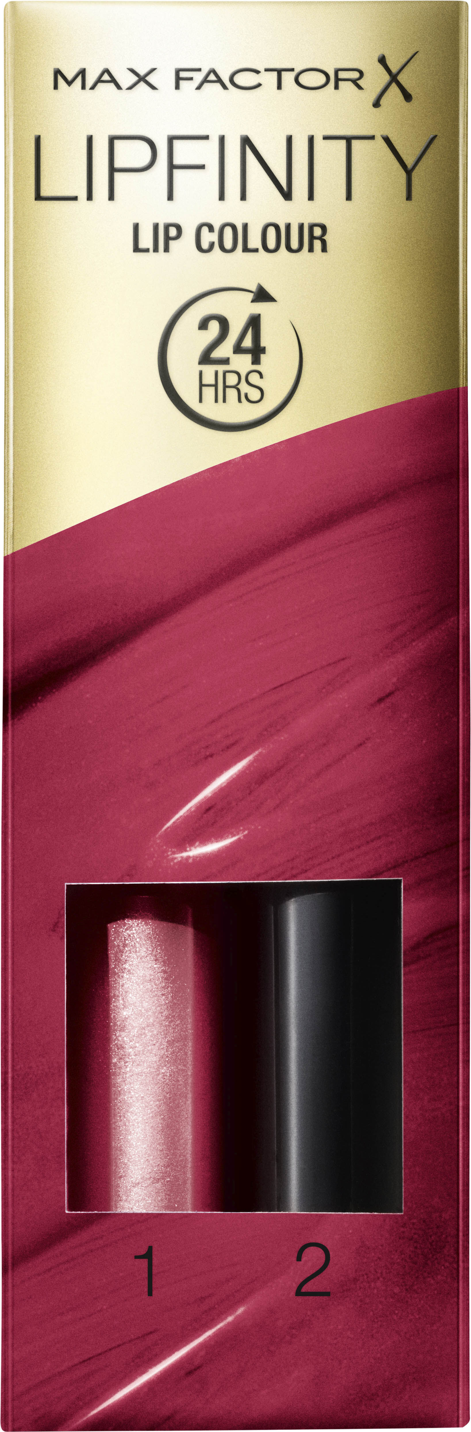 Max Factor Lipfinity 2-step Long Lasting Lipstick, 200 Caffinated, 2.