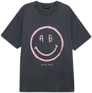 CADE TEE SMILEY - WASHED GREY