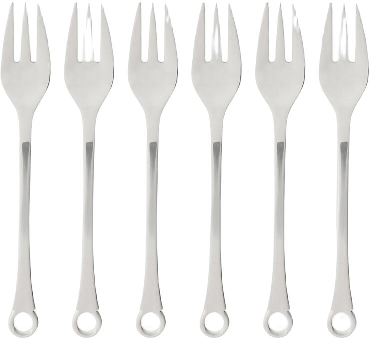 Kakegaffel Pantry 16 cm 6 stk. Matt/Blankt stål
